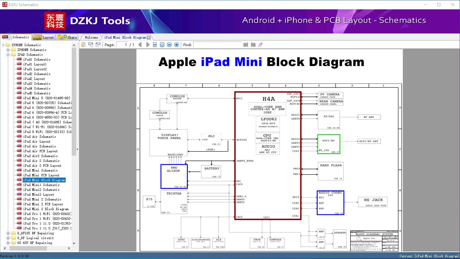 iPad Mini Block Diagram